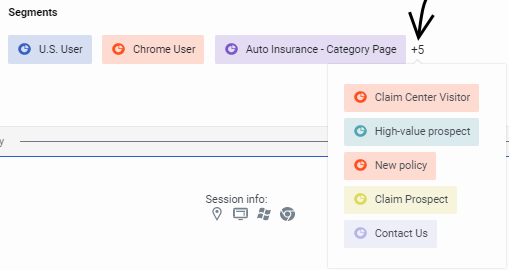 Segments matched