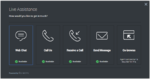 Desktop overlay view showing EWT available