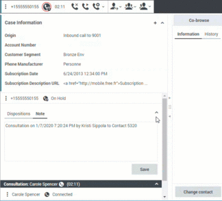 Expanding and collapsing parts of the voice interaction view. Click the link below for the accessibility description.